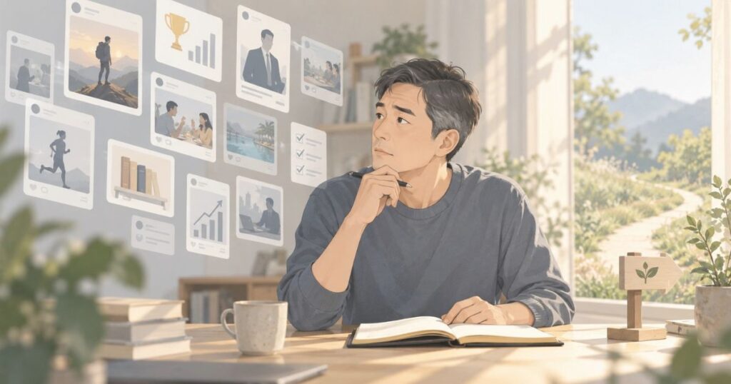 焦りは「自分の基準」が見えなくなったときに強くなる