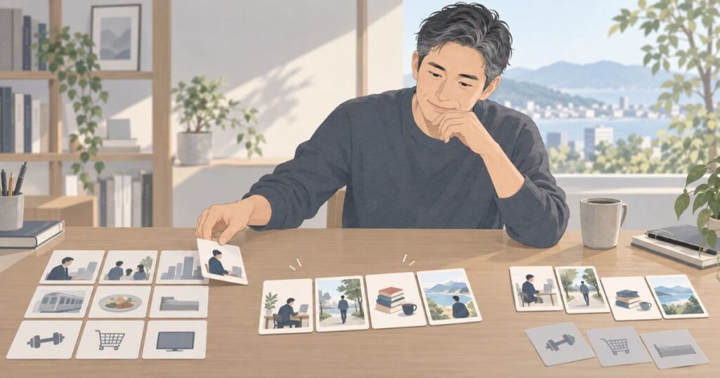 いきなり手放さず、小さく試してみる