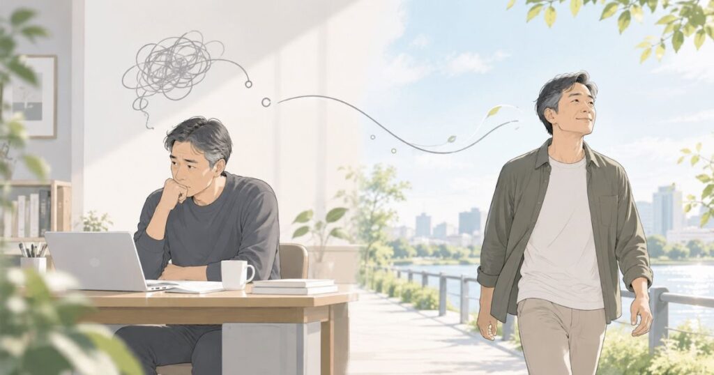 なぜ歩くと思考が動き出すのか