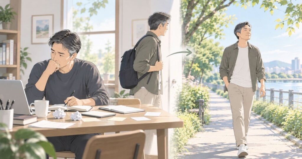 こんなときに歩いてみる