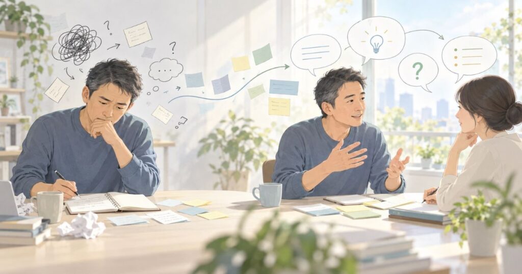 こんなときは、人に話してみる