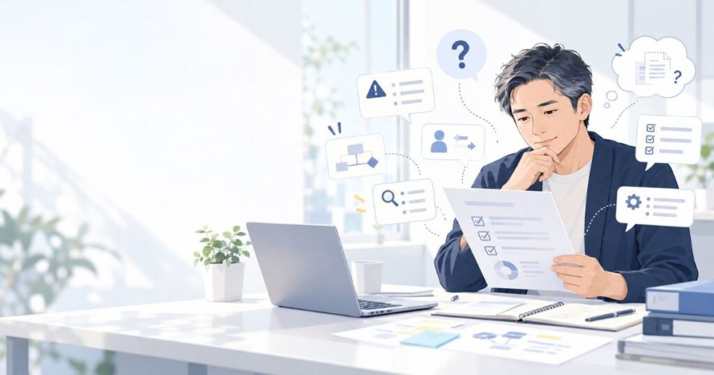 ステップ② 後任者の立場で抜け漏れを確認する