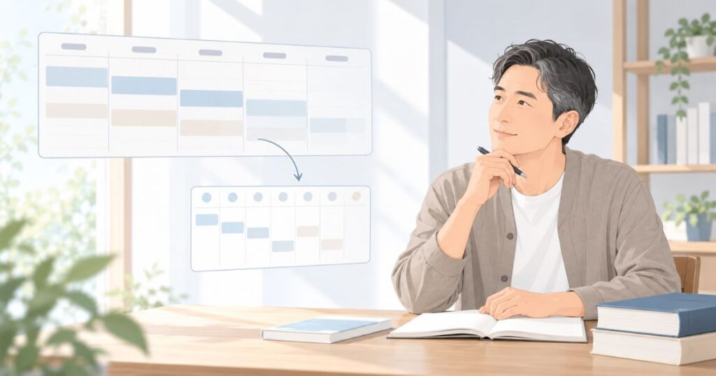 大人の勉強計画は細かく立てなくてもいい