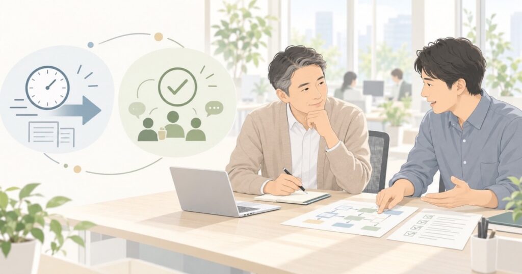 異動先では、すべてを一度に覚えようとしなくていい
