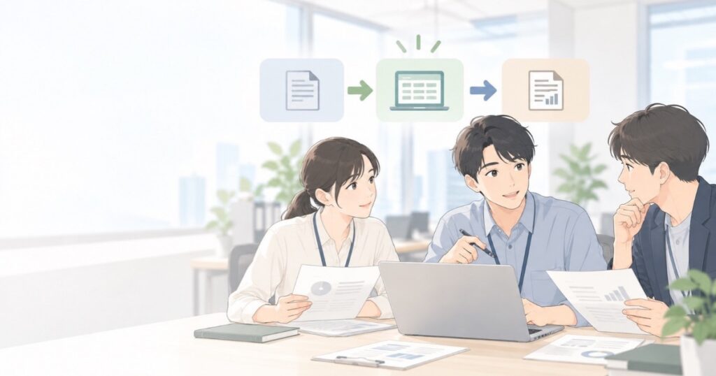 仕事のつながりが見えると、自分の役割も見えてくる