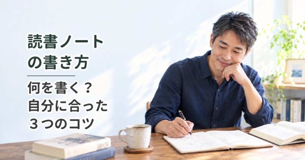 読書ノートの書き方｜何を書く？自分に合った3つのコツ